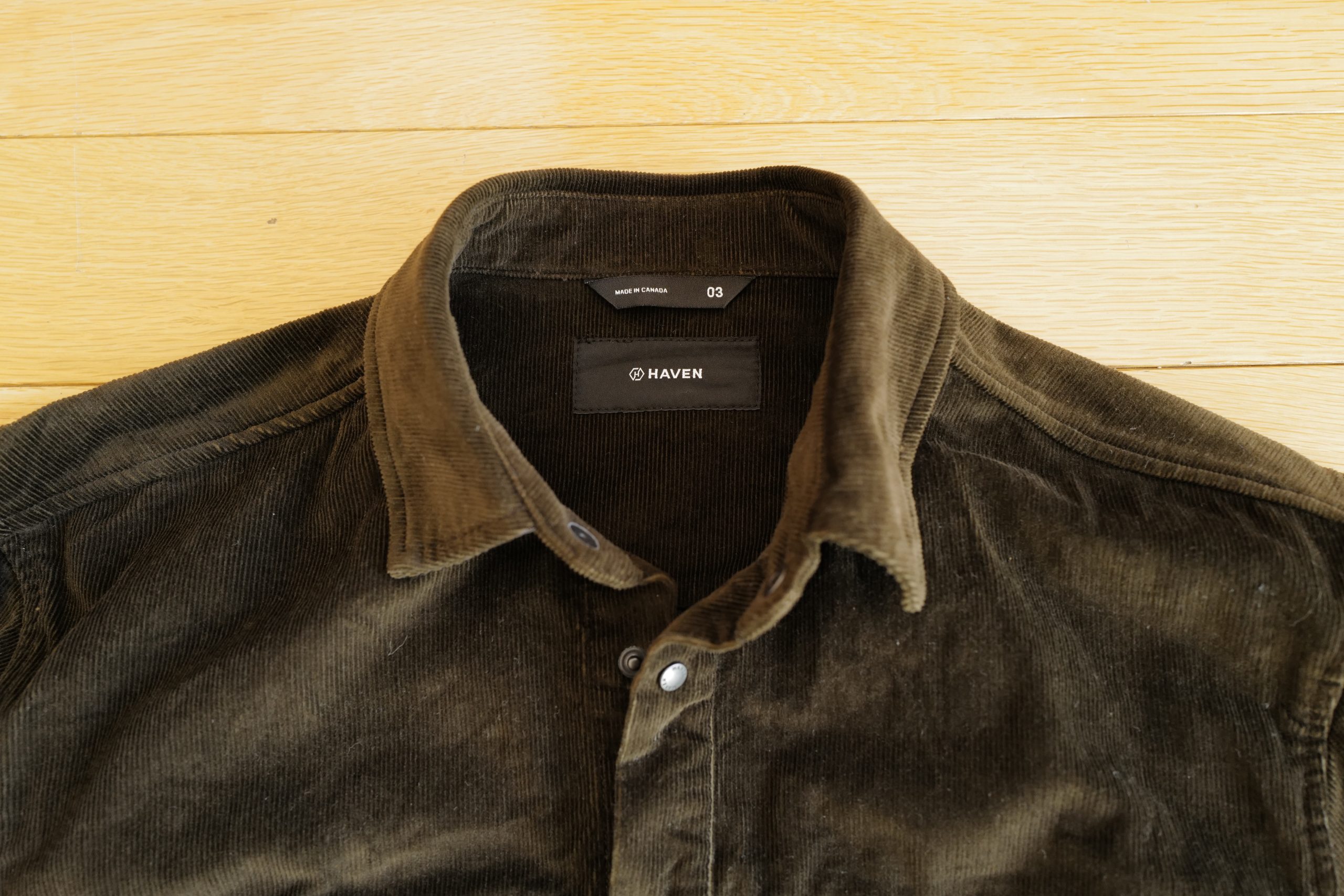 Haven Travail Shirt (Cotton Corduroy Earth)